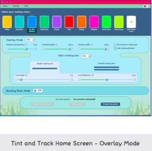 Tint and Track Overlay mode