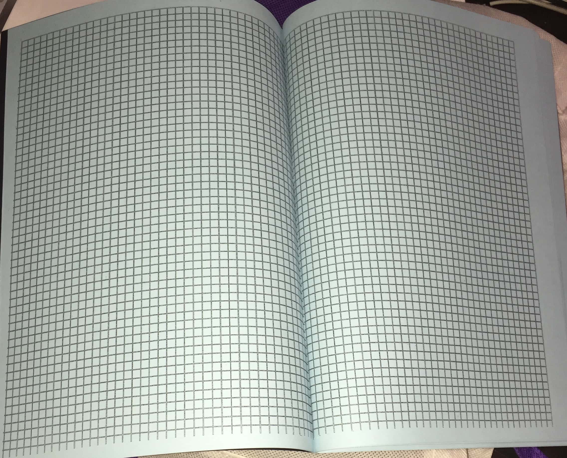 Coloured Exercise Books: Graph Paper